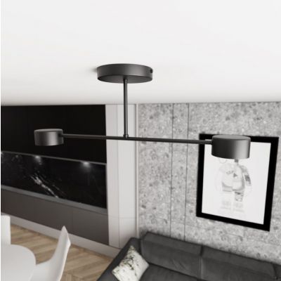 Lampa sufitowa HALO 2 BLACK 2xGX53 max 8W  IP20 (1355/2)